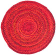 Safavieh Braided Brd452Q Red Rug.
