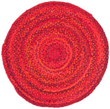 Safavieh Braided Brd452Q Red Rug.