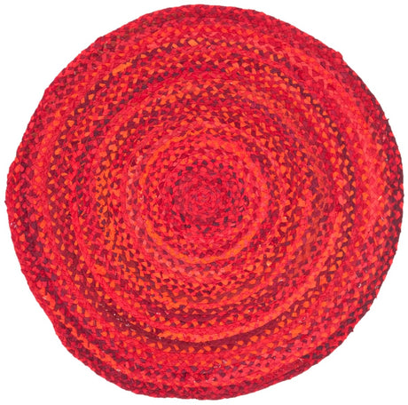 Safavieh Braided Brd452Q Red Rug.