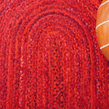 Safavieh Braided Brd452Q Red Rug.
