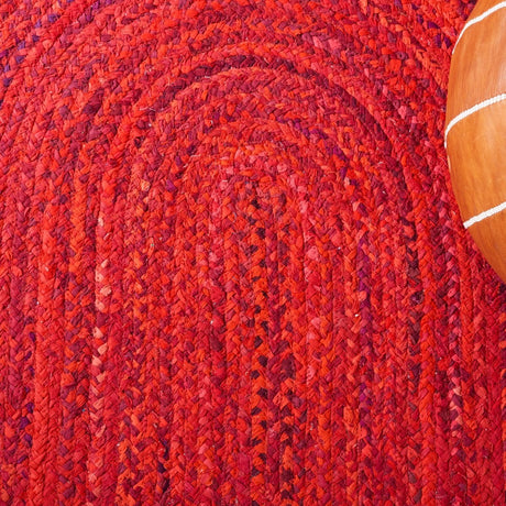 Safavieh Braided Brd452Q Red Rug.