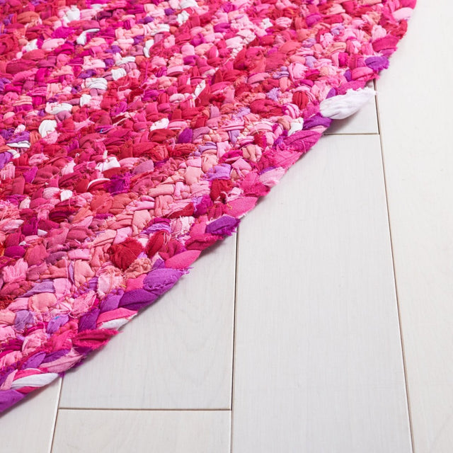 Safavieh Braided Brd452U Pink/Fuchsia Rug.