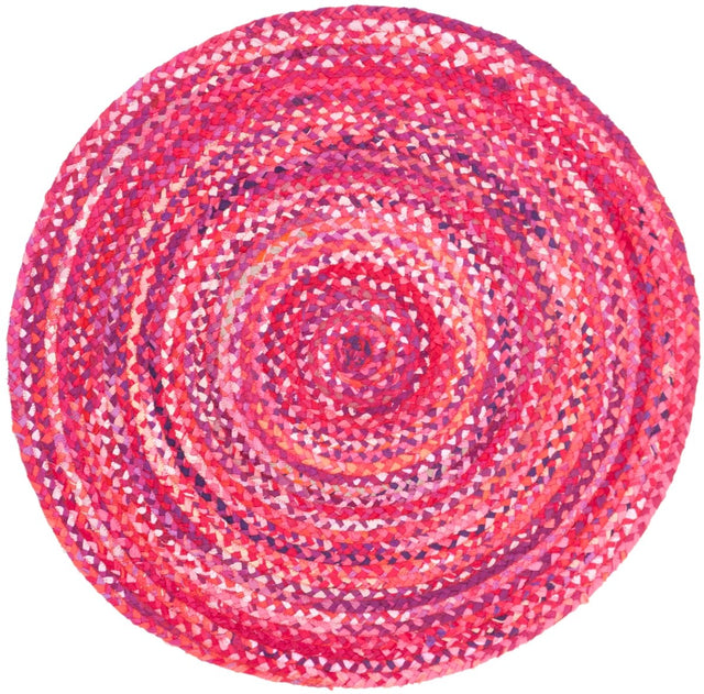 Safavieh Braided Brd452U Pink/Fuchsia Rug.