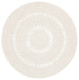 Safavieh Braided 3'-0" x 3'-0" Rug in Beige