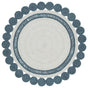 Safavieh Braided 5'-0" x 5'-0" Rug in Blue / Sage