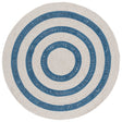 Safavieh Braided 5'-0" x 5'-0" Rug in Blue / Grey