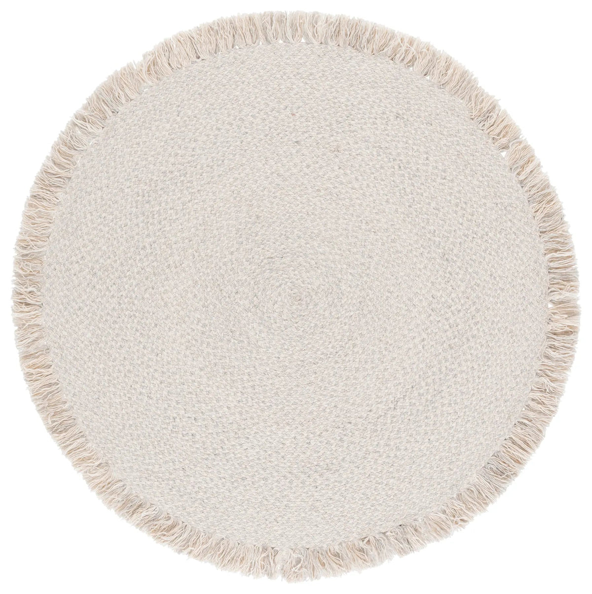 Safavieh Braided 5'-0" x 5'-0" Rug in Silver / Beige