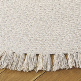 Safavieh Braided 5'-0" x 5'-0" Rug in Silver / Beige