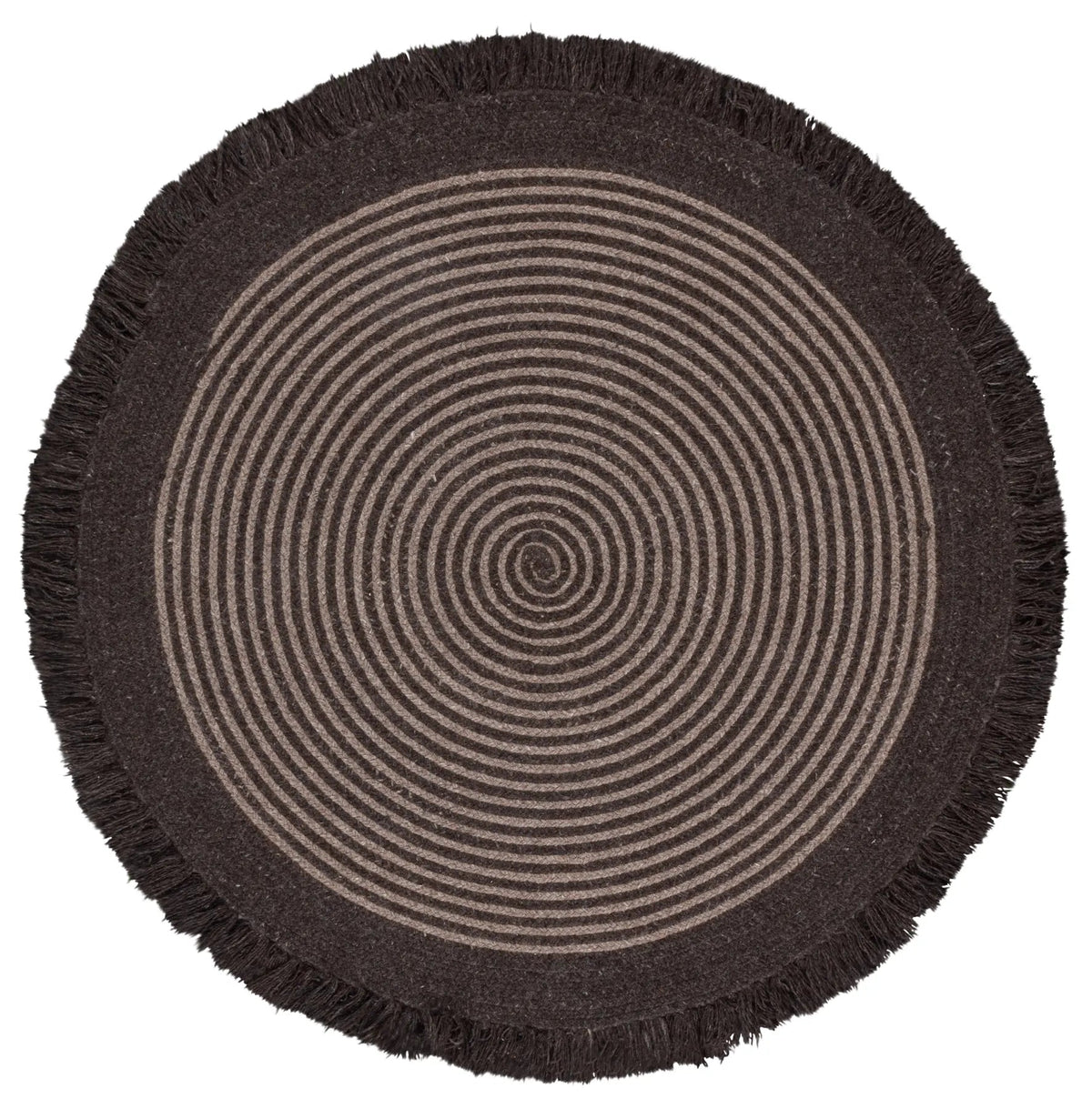 Safavieh Braided 5'-0" x 5'-0" Rug in Brown