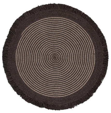 Safavieh Braided 5'-0" x 5'-0" Rug in Brown