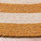 Safavieh Braided 5'-0" x 5'-0" Rug in Gold / Peach