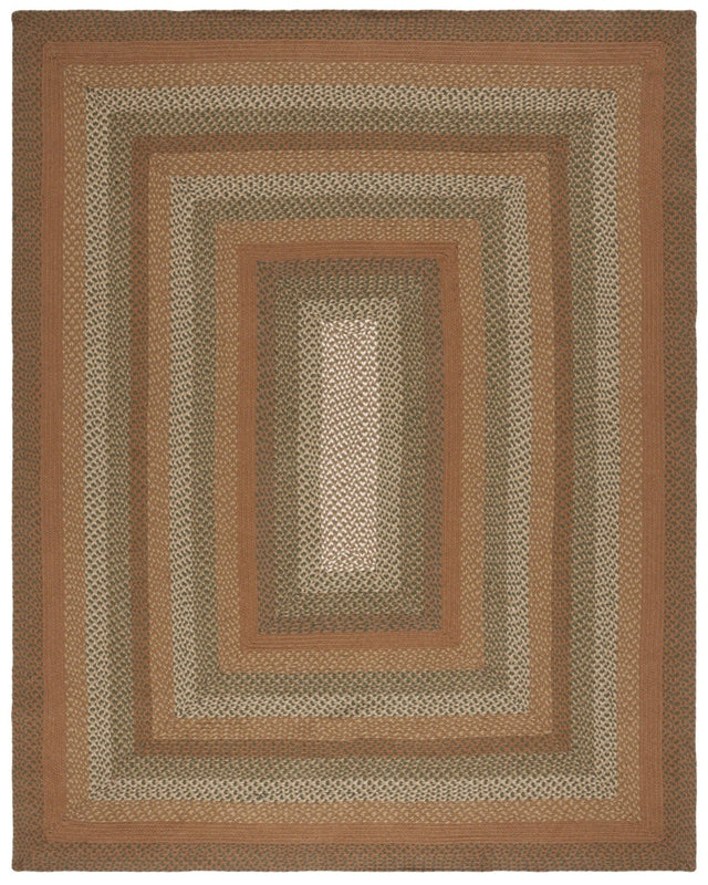 Safavieh Braided Brd651A Ivory/Brown Rug.