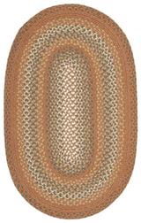 Safavieh Braided Brd651A Ivory/Brown Rug.