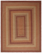 Safavieh Braided Brd651C Yellow/Red Rug.