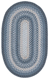 Safavieh Braided Brd651H Dark Grey/Blue Rug.