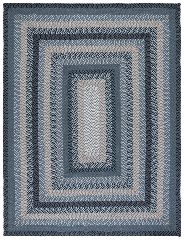 Safavieh Braided Brd651H Dark Grey/Blue Rug.