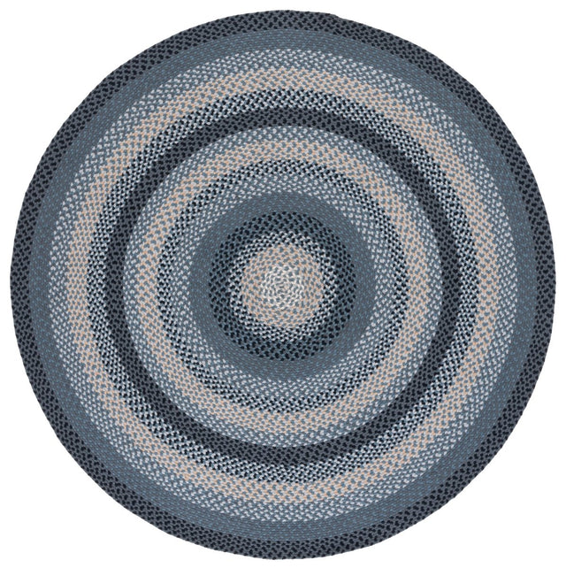 Safavieh Braided Brd651H Dark Grey/Blue Rug.