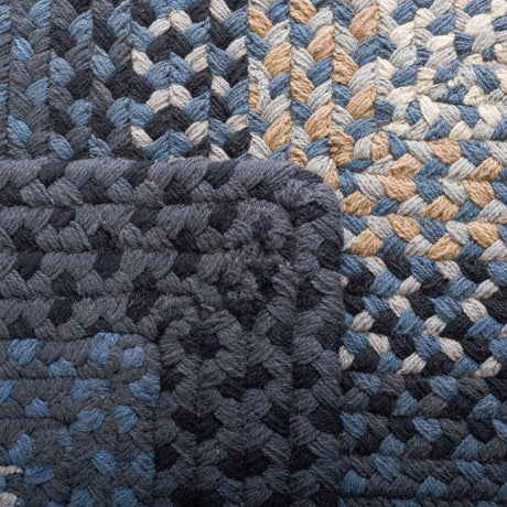 Safavieh Braided Brd651H Dark Grey/Blue Rug.