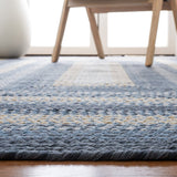 Safavieh Braided Brd651H Dark Grey/Blue Rug.