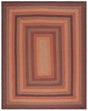 Safavieh Braided Brd651P Orange/Rust Rug.