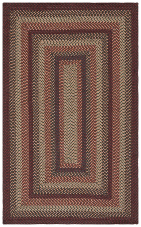 Safavieh Braided Brd651Z Brown/Rust Rug.