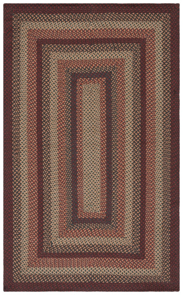 Safavieh Braided Brd651Z Brown/Rust Rug.