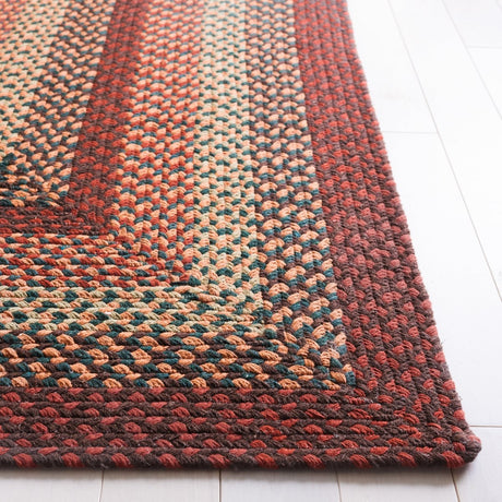 Safavieh Braided Brd651Z Brown/Rust Rug.