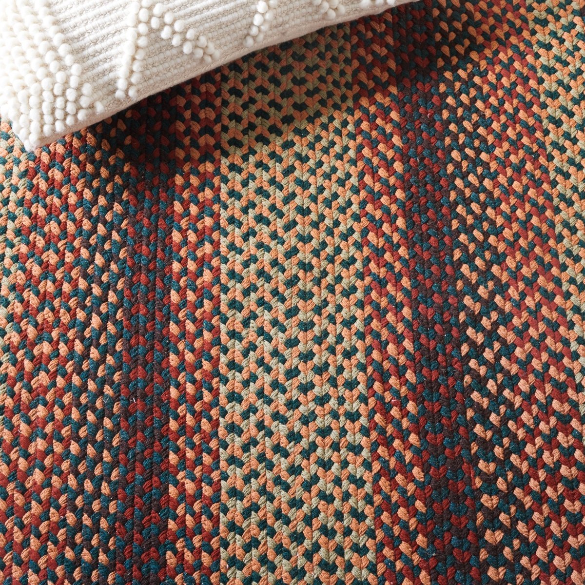 Safavieh Braided Brd651Z Brown/Rust Rug.