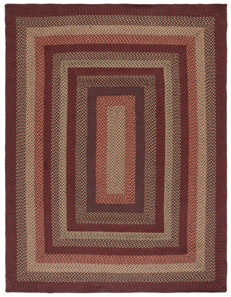 Safavieh Braided Brd651Z Brown/Rust Rug.