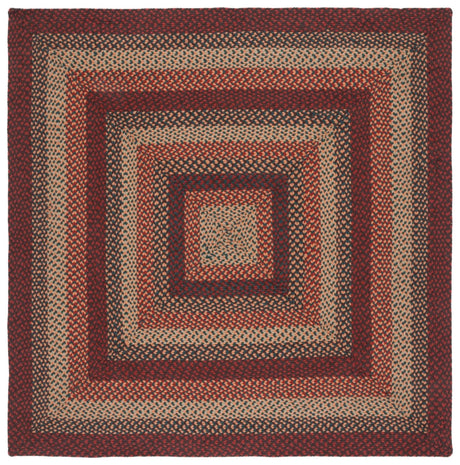 Safavieh Braided Brd651Z Brown/Rust Rug.