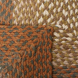 Safavieh Braided Brd652A Ivory/Green Rug.