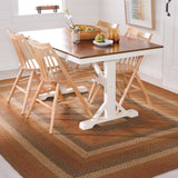 Safavieh Braided Brd652A Ivory/Green Rug.