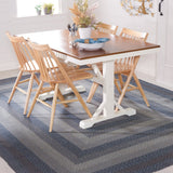 Safavieh Braided Brd652B Grey/Blue Rug.