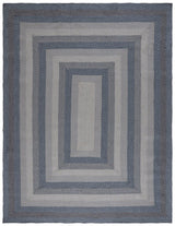 Safavieh Braided Brd652B Grey/Blue Rug.