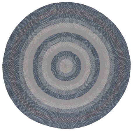 Safavieh Braided Brd652B Grey/Blue Rug.