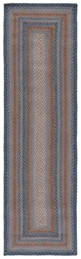 Safavieh Braided Brd652F Grey/Brown Rug.