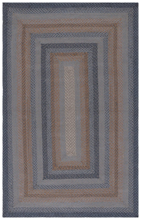 Safavieh Braided Brd652F Grey/Brown Rug.