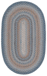 Safavieh Braided Brd652F Grey/Brown Rug.