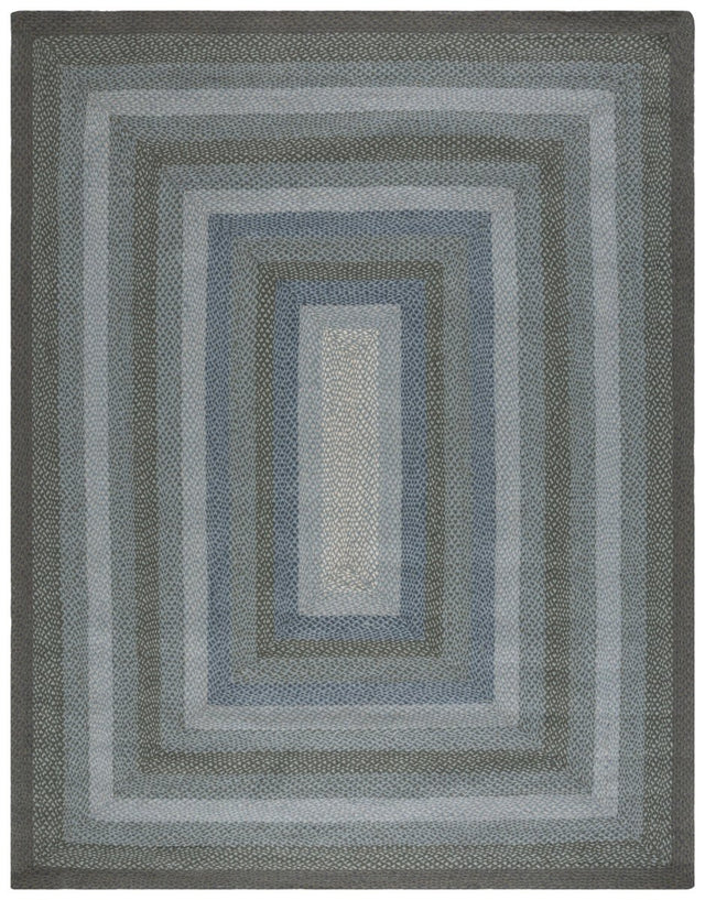 Safavieh Braided Brd652M Light Blue/Green Rug.