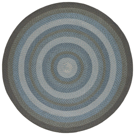 Safavieh Braided Brd652M Light Blue/Green Rug.