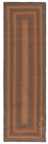 Safavieh Braided Brd652P Green/Rust Rug.