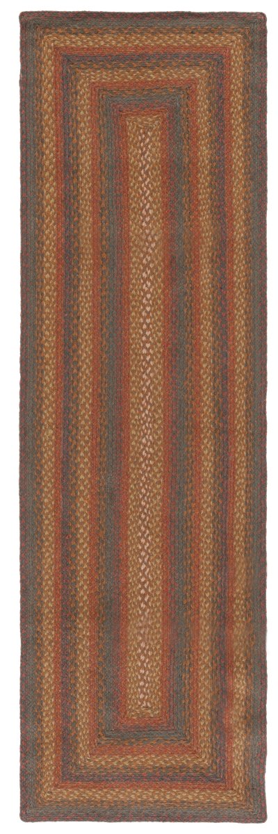 Safavieh Braided Brd652P Green/Rust Rug.