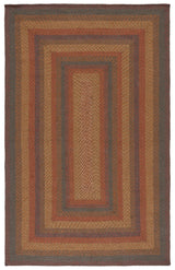 Safavieh Braided Brd652P Green/Rust Rug.