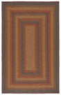 Safavieh Braided Brd652P Green/Rust Rug.