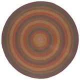 Safavieh Braided Brd652P Green/Rust Rug.