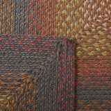Safavieh Braided Brd652P Green/Rust Rug.
