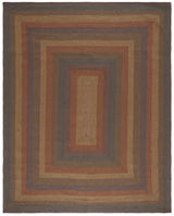 Safavieh Braided Brd652P Green/Rust Rug.