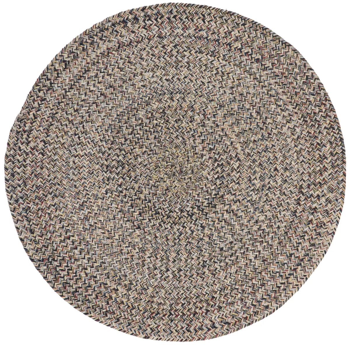 Safavieh Braided 3'-0" x 3'-0" Rug in Blue / Ivory