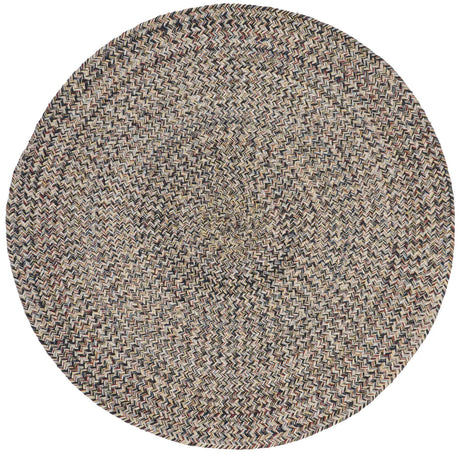 Safavieh Braided 3'-0" x 3'-0" Rug in Blue / Ivory