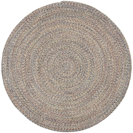 Safavieh Braided 5'-0" x 5'-0" Rug in Blue / Ivory